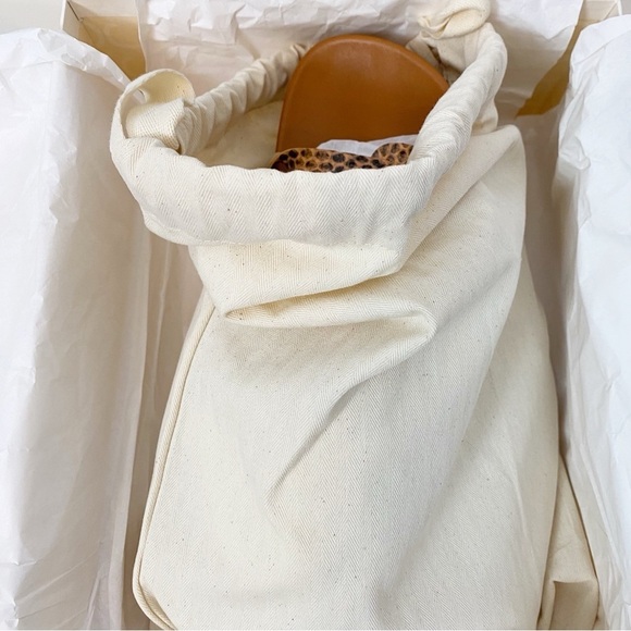 Ulla Johnson Alma Twisted Snakeskin Sandals in Dune - Picture 8 of 8